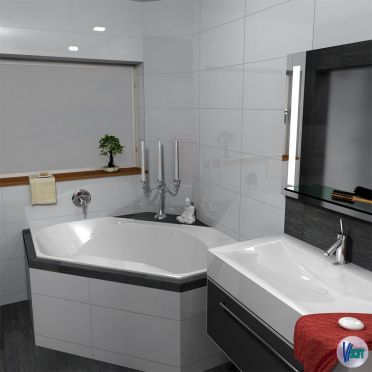 3D Badezimmer Planung