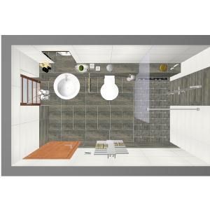 3D Badezimmer Planung