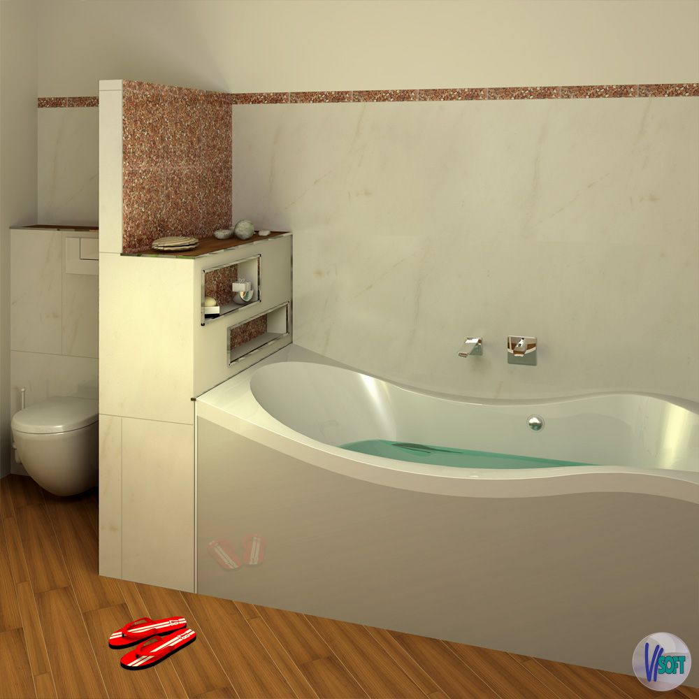 3D Badezimmer Planung